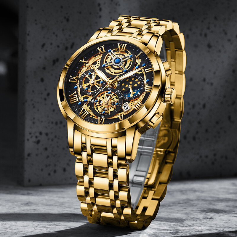Neue LIGE Uhren Für Männer Top Marke Luxus Mode-Business Quarz männer Armbanduhr Edelstahl Wasserdichte Sport Uhr Männlichen