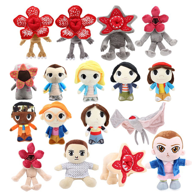 17 Style NEW Stranger Things Eleven with Eggo Demogorgon Plush Toy Soft Stuffed Dolls Children Xmas Gift
