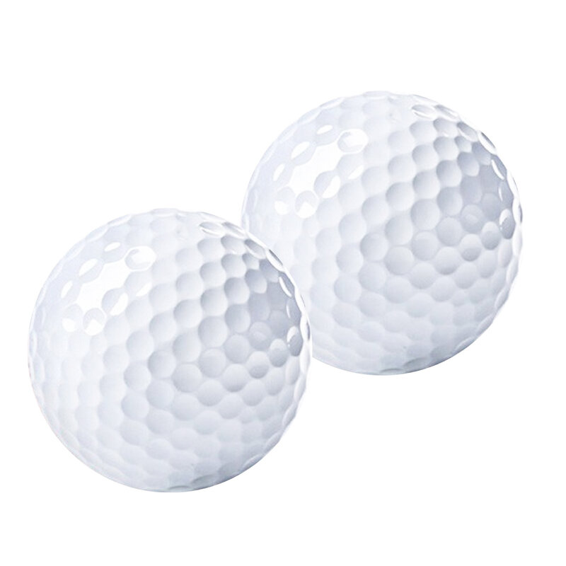 6Pcs Golf Ball Golf Swing Putting Practice Ball Blank Double Deck Ball Golf Game Ball Brand New Distance Ball Customizable Logo