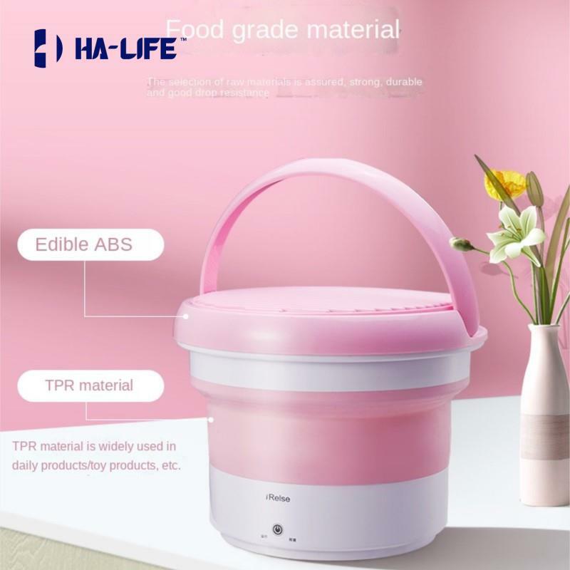 Ha-vida dobrável prático mini máquina de lavar roupa interior do bebê máquina de lavar semi-automática mini doméstico pequeno portátil novo