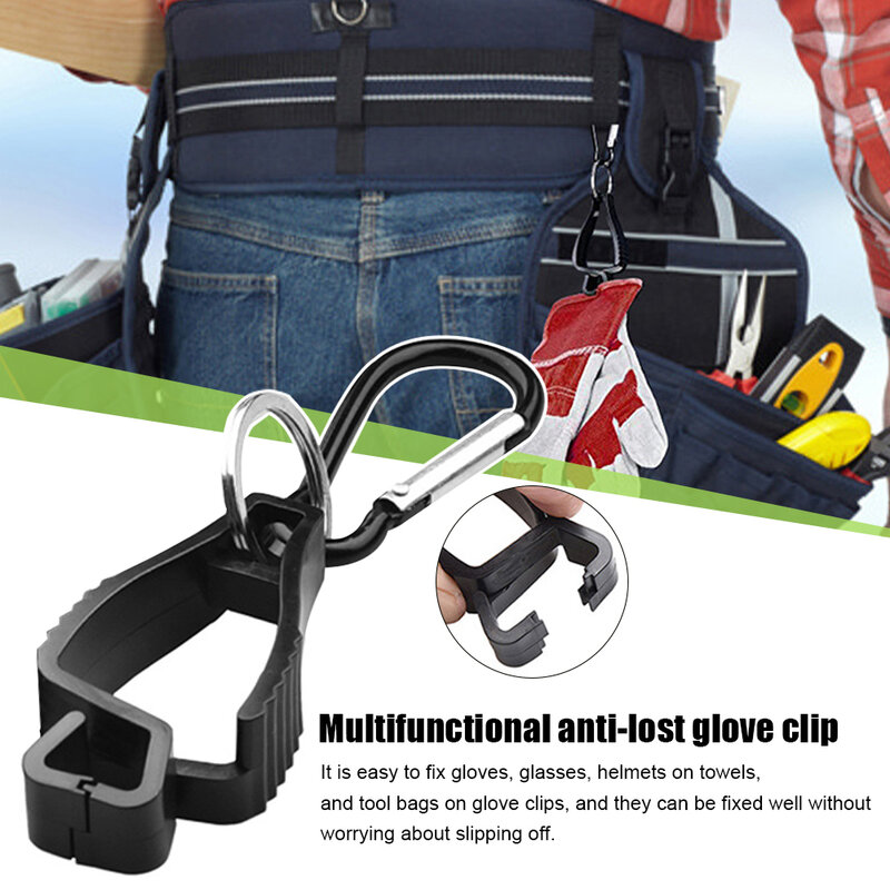 Glove Clip Holder Hanger Guard Labor Work Clamp Grabber Catcher Safety Work Tools Anti-lost Working Glove Clip