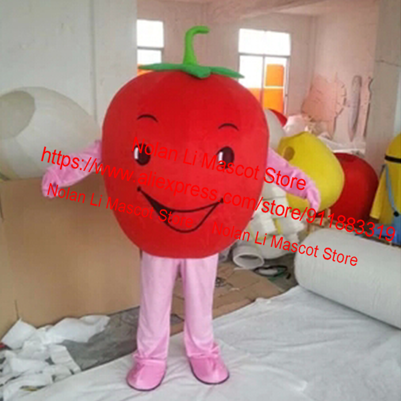Wysokiej jakości dwa style dla dorosłych EVA materiał pomidorowy kostium maskotka owocowy zestaw Cosplay reklamowy prezent świąteczny karnawałowy 588