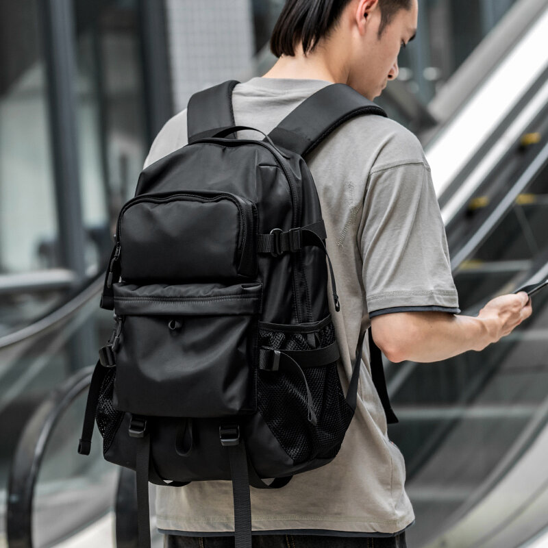 Male's  Backpack  Waterproof  Splashproof Anti Theft  Fashion Bag For Teens Travel  Large Capacity  Men   Women Knapsack