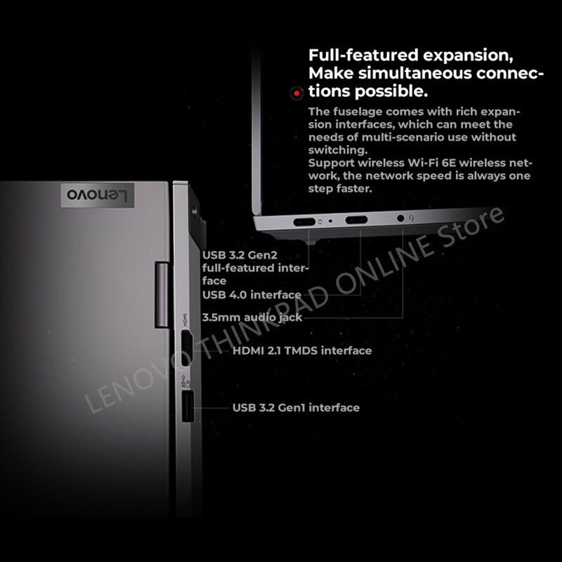 كمبيوتر محمول لينوفو 2022 ThinkPad Neo 14 Ryzen R7-6800H/R5-6600H AMD 680M/660M 16G LPDDR5 512G/1T SSD 14-inch 2.2K 100% SRGB شاشة الكمبيوتر