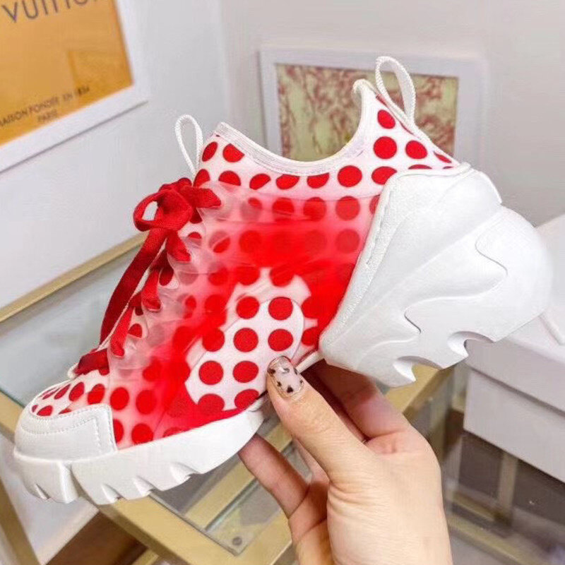 Women Luxury Sneakers Women Fashion Woman Thick Bottom Leather Brand Sport Shoe Spring Summer Female Casual Vulcanized Shoes