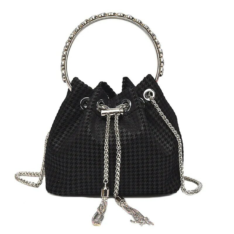 Сумка-мешок, женская сумка 2022, трендовая сумка на плечо, дизайнерские сумки, кошельки и сумочки, роскошная сумка через плечо с цепочкой