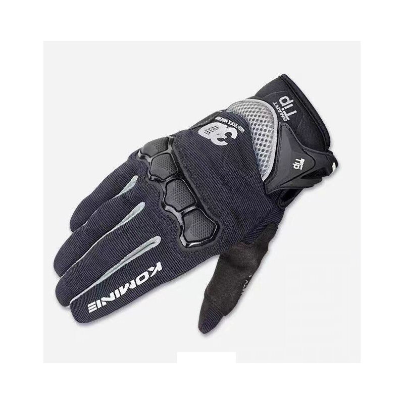 Guantes de motocicleta transpirables para ciclismo, guantes de pantalla táctil para carreras de motocicletas, resistentes a caídas, guantes 3D de verano