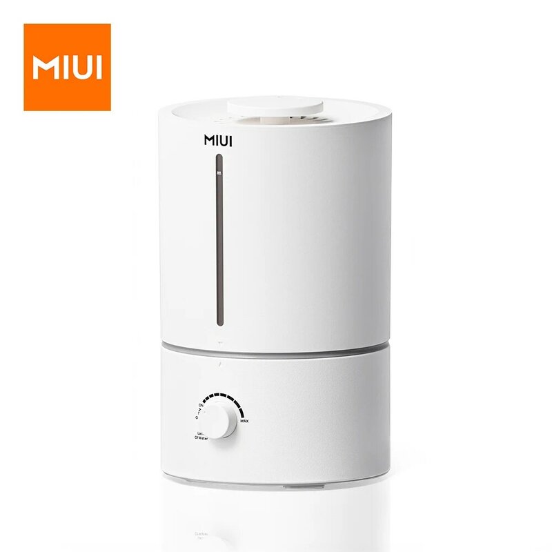 Miui-家庭およびオフィス用の超音波加湿器,サイレント空気加湿器,20〜30㎡,白