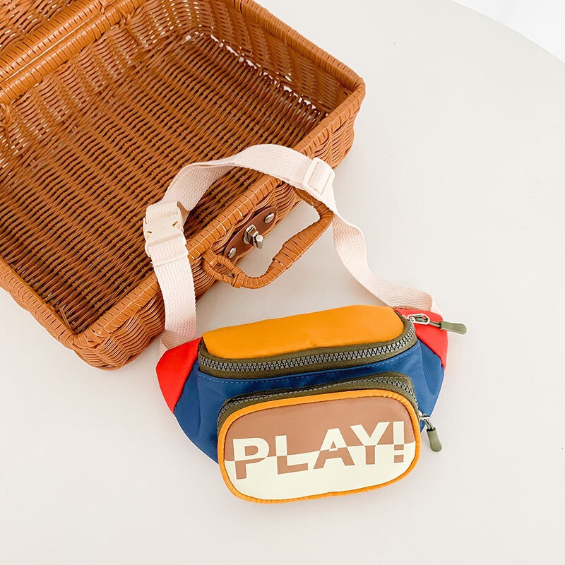 Bolso de cintura con estampado para niños y niñas, bolsa con estampado de alta calidad, nuevo diseño