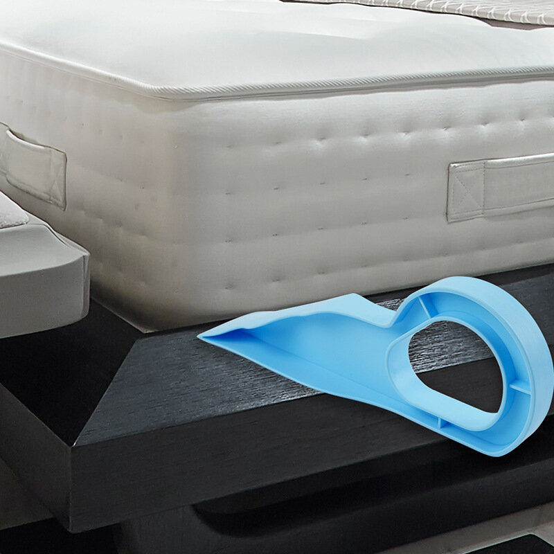 2 pezzi nuovo sollevatore per materasso letto ergonomico che fa sollevamento pratico strumento per alleviare il dolore alla schiena strumento per lo spostamento del letto risparmio di manodopera in plastica