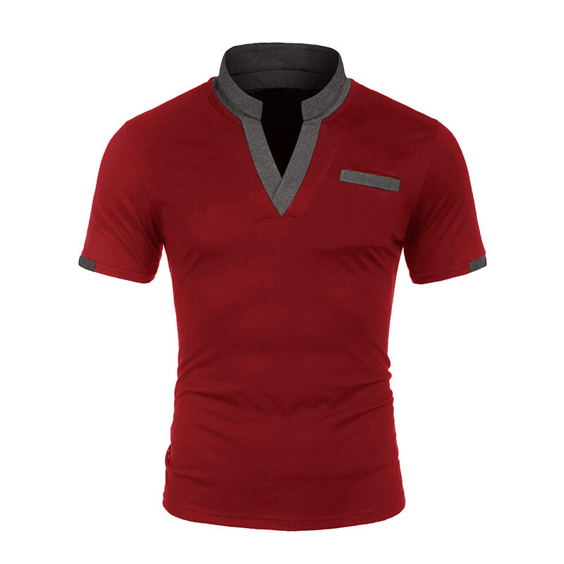 2022 męskie wysokiej jakości koszulki Polo w jednolitym kolorze męskie koszulki z krótkim rękawem letnia odzież męska Casual New Business hot-sprzedaży Slim Fit To