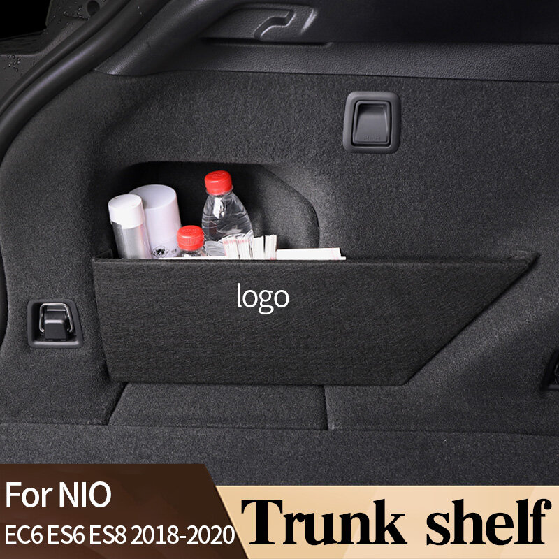 Полка для багажника для NIO EC6 ES6 ES8 2018-2020, войлочные аксессуары для хранения, защита от помех и грязи, прочные защитные декоративные аксессуары