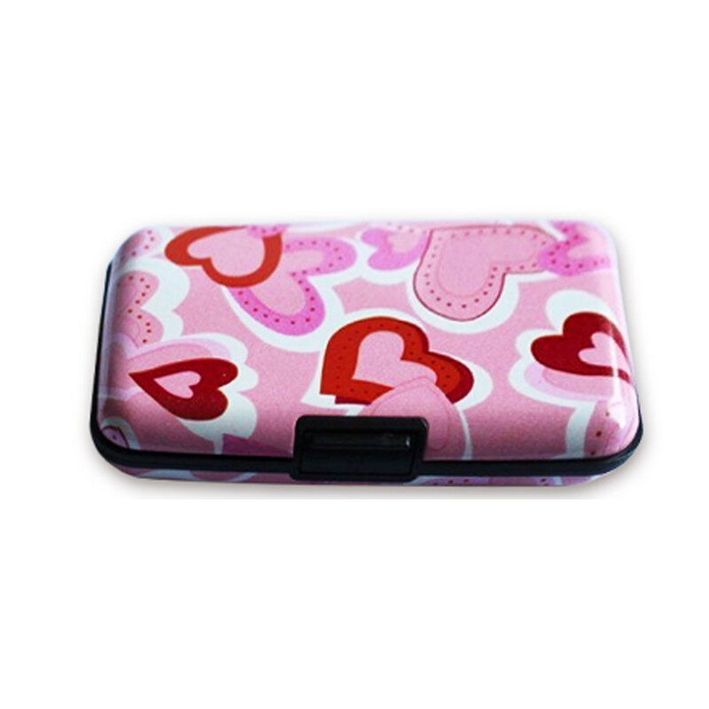 Waterproof Aluminum Print Card Case Pocket Business ID Credit Card Wallet Holder Case Box RFID Protection