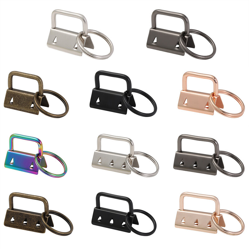 열쇠 고리가 있는 금속 코튼 테일 클립, 손목시계 키체인, 가방 제작, 손목시계, 수공예, 열쇠 고리, 하드웨어, 26mm, 32mm, 5 개