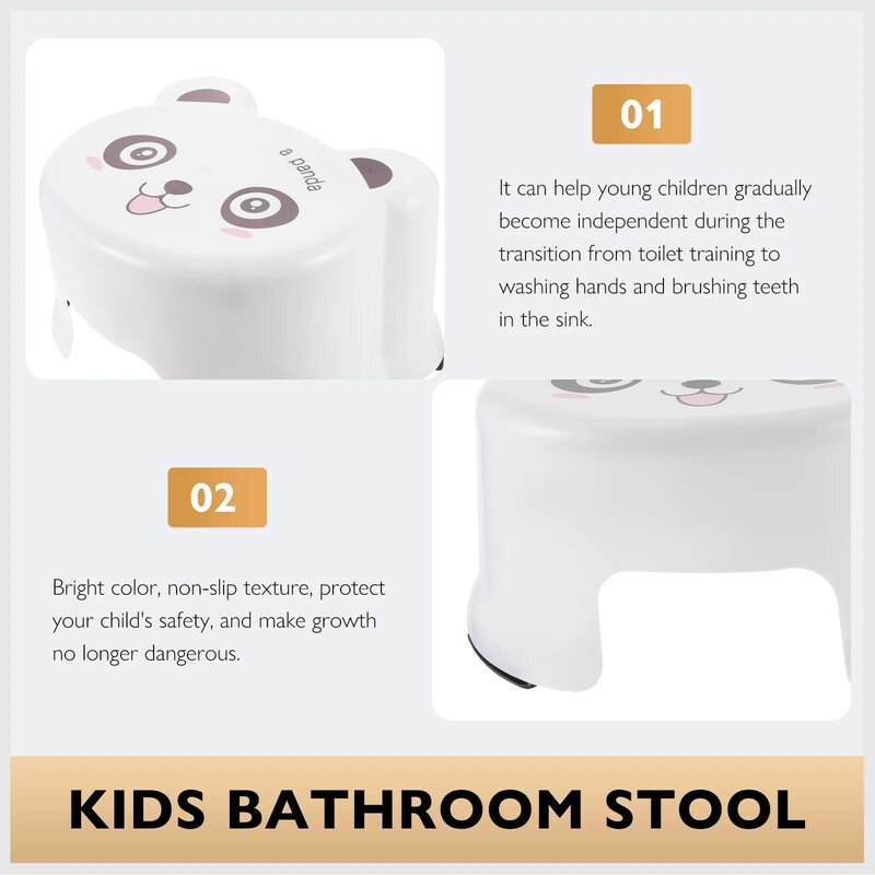 Step Stool for Kids Plastic Circle Chair Bathroom Stool Kitchen Step Stool Home Step Stools for Bathroom, Kitchen and