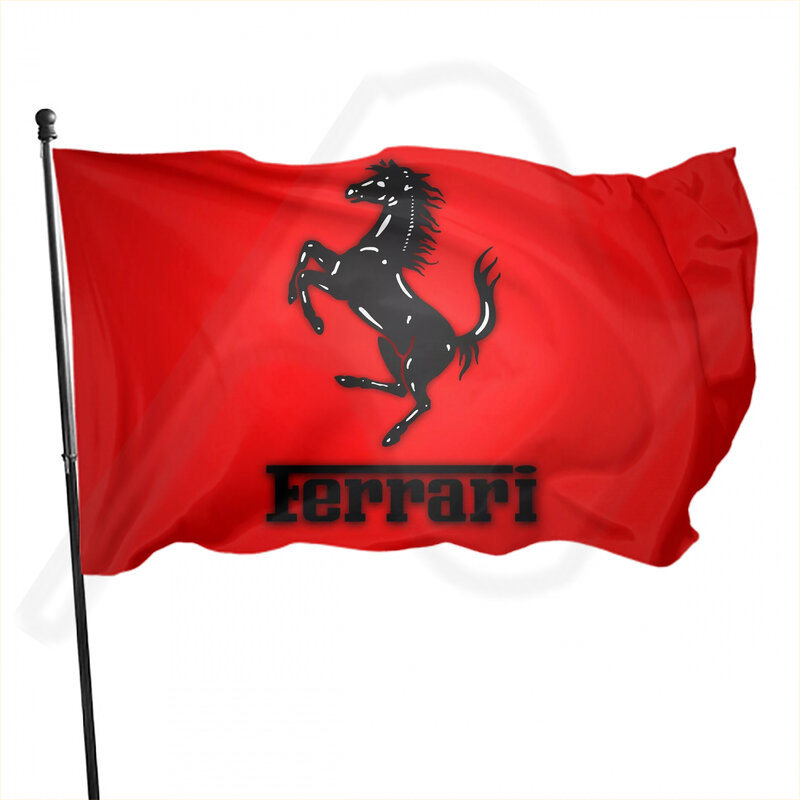 2022 Hot sprzedaży Ferrari Logo 1189 duma flaga drukowane prezent Banner wyścigi wyścigowe Banner domu na zewnątrz duma flaga