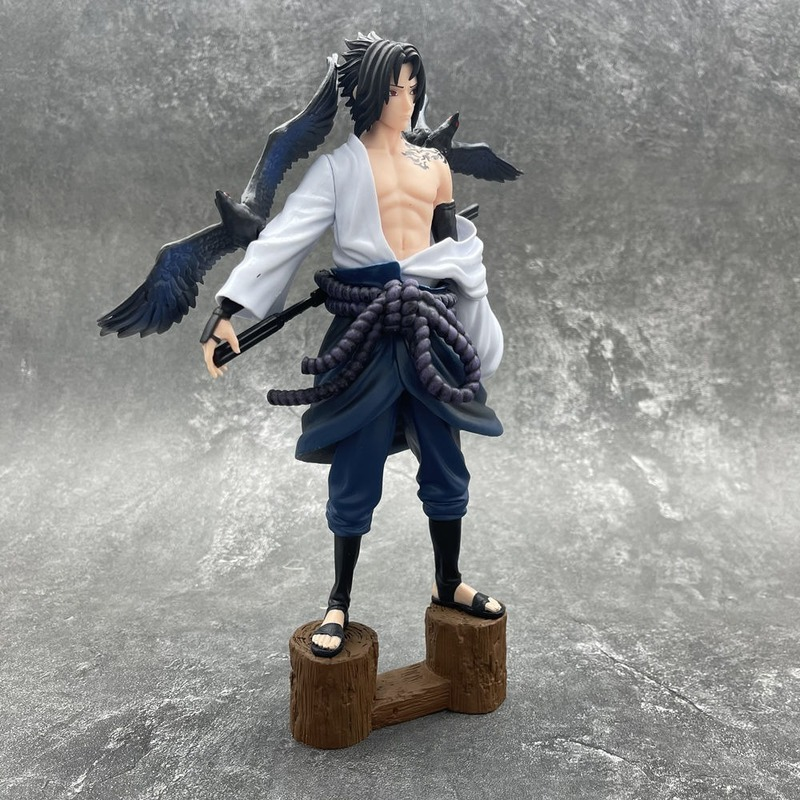 Naruto maledizione stampa Sasuke amore adulto e odio ceppi GK Anbu donnola in scatola modello fatto a mano ornamento bambola giocattolo