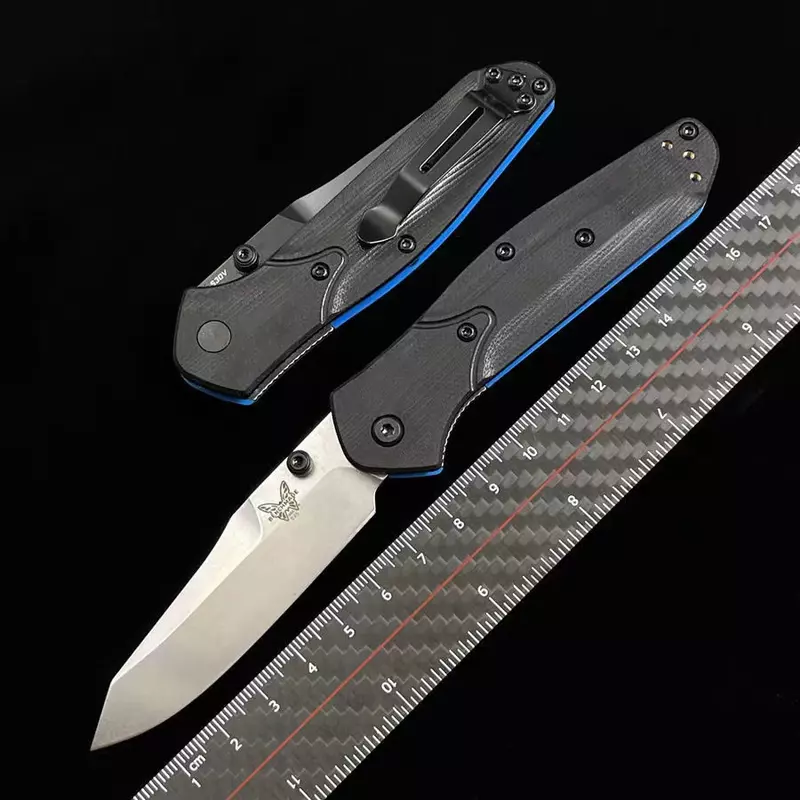 ベンチメイド-デュアルカラー折りたたみナイフ、g10ハンドル、945、アウトドア、キャンプ、戦術、安全、ポケットナイフ、edcツール
