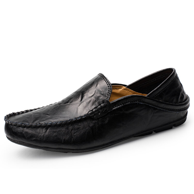 2022ฤดูร้อนบุรุษของแท้ Sepatu Pantofel Kulit รองเท้าทำด้วยมือชายอิตาเลี่ยน Luxury Loafers รองเท้าหนังนิ่มสำหรับชาย