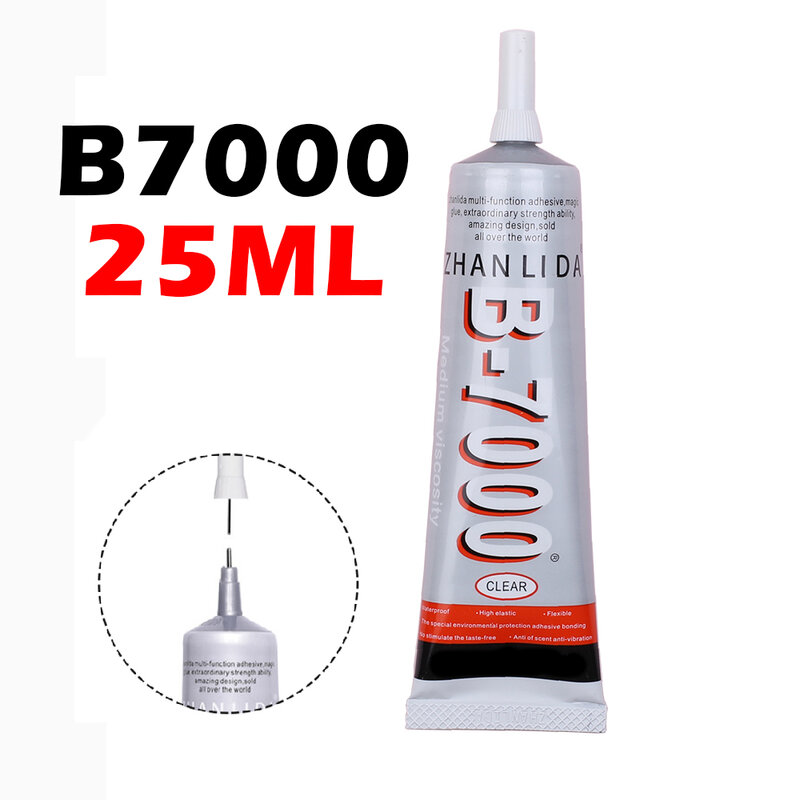 B7000 colla liquida 25ml aggiornamento adesivo forte multi-funzione fai da te Super Shell strass impermeabile Super colla aggiornamento universale