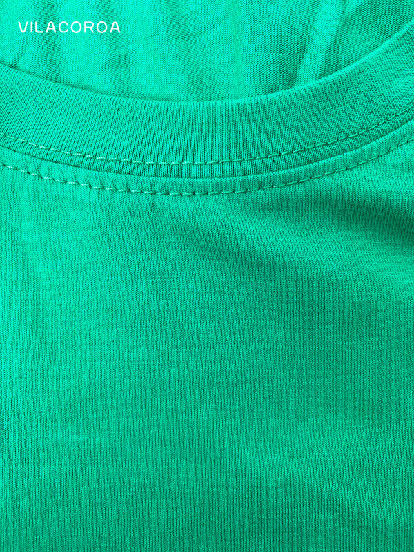 Vilacoroa Crop Top 95% Cotton T-Shirt Top Women Casual Green Clothes Summer Short Sleeve Baisc Tshirt Slim High Waist Tee
