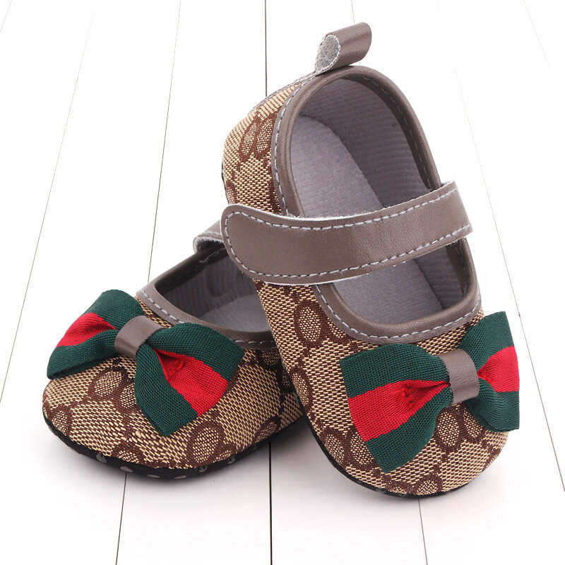 Infant Toddler Walkers Shoes Bowknot Casual Princess Shoes New Baby Girls First Walkers Soft Toddler Shoes кроссовки детские