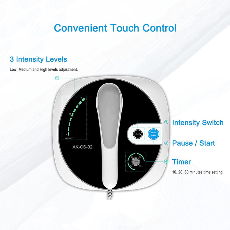 Ultrasound Machine Physiotherapy Instrument Massage Device 1MHz Intensity for Muscle&Joints Pain Relief Drug-Free Personal Care