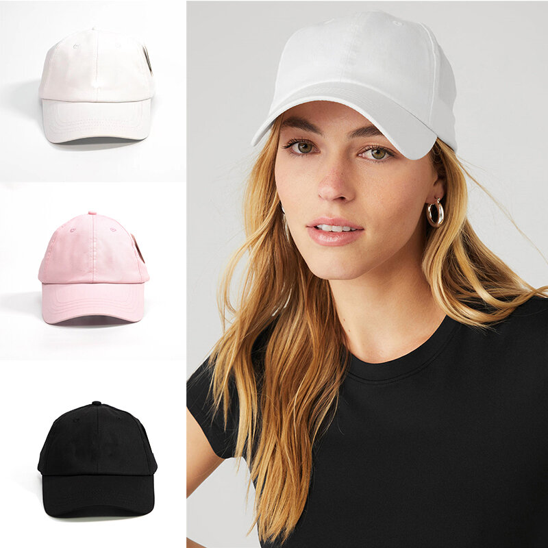 Girls With Embroidered Logo Fashionable Cap Beach Outdoor Sun Visor Baseball Cap Outdoor Cycling Casual Hat