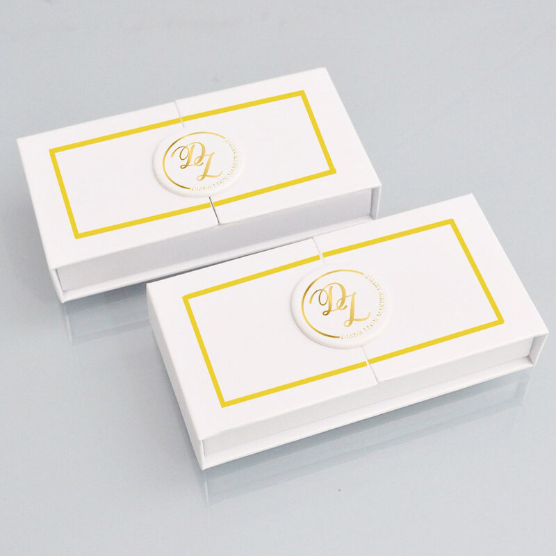 Cajas de pestañas postizas de visón, embalaje con logotipo personalizado, 25mm, 100 unids/paquete, caja de maquillaje, vendedor a granel