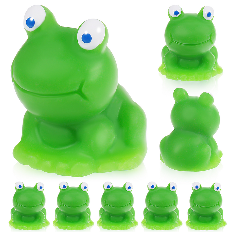 20 Pcs Little Frog Ornaments Frogs Toy Mini Animal Toys Model Figurines Number Adornments