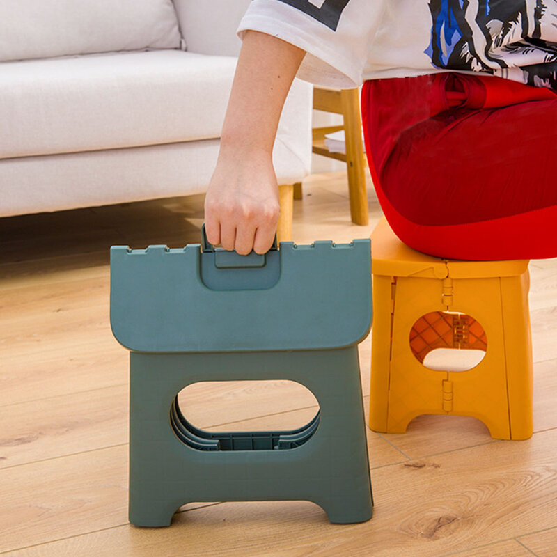 Taburete plegable portátil para adultos y niños, silla multifunción de alta resistencia, antideslizante, cómoda y segura, para viaje en casa