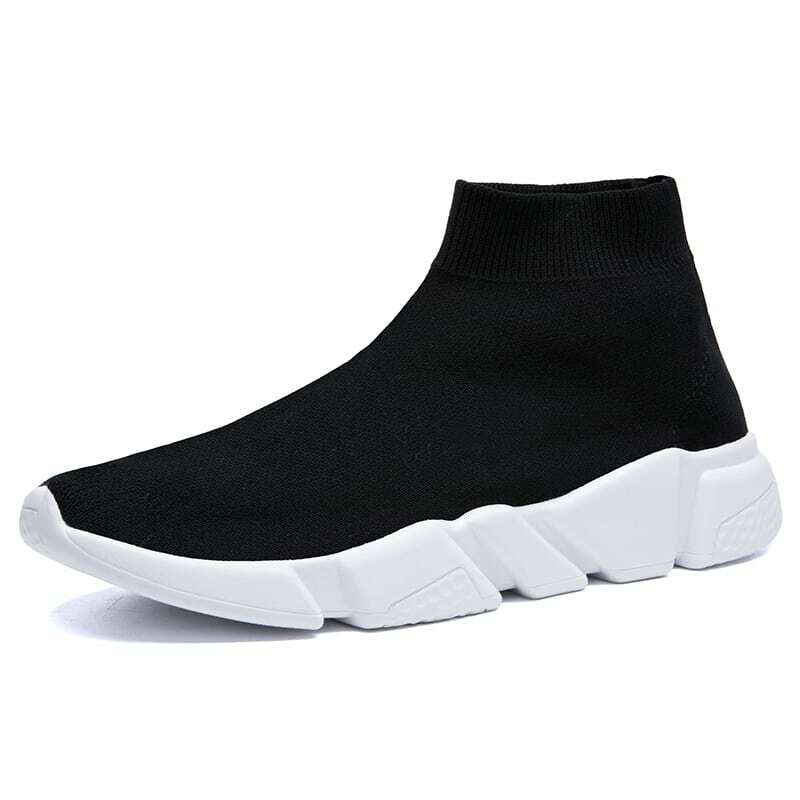 MWY-zapatillas deportivas transpirables para hombre y mujer, zapatos informales con calcetines altos, para correr al aire libre, talla grande