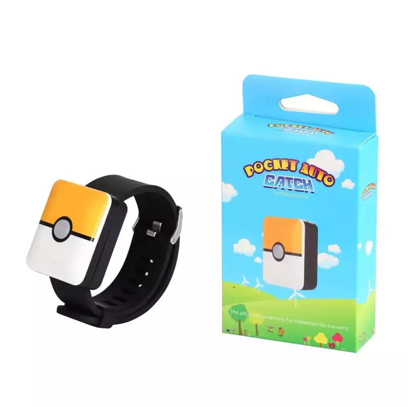 New Auto Catch Bracelet for Pokemon Go Plus Bluetooth Rechargeable Square Bracelet Wristband for Android IOS