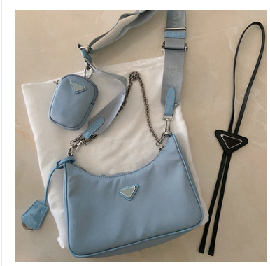 Высококачественная роскошная дизайнерская сумка три в одном, роскошная дизайнерская женская сумка, водонепроницаемая нейлоновая тканевая...