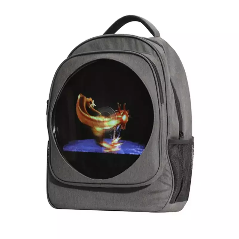 Рекламный рюкзак с 3D голограммой, проектором, вентилятором, голографическим аппаратом, рюкзак светодиодный ным экраном, экраном дисплея, плечевым ремнем