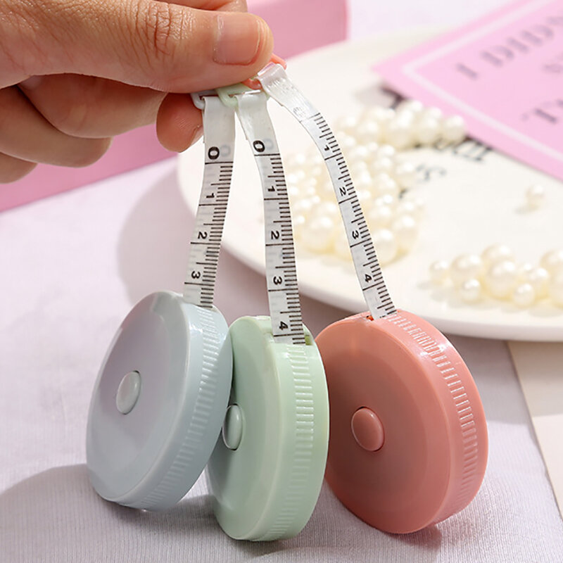 150cm/60" Tape Measuring ruler Measures Portable Retractable Rulers Kids Student Height Centimeter Inch Roll Tapes Office Tool