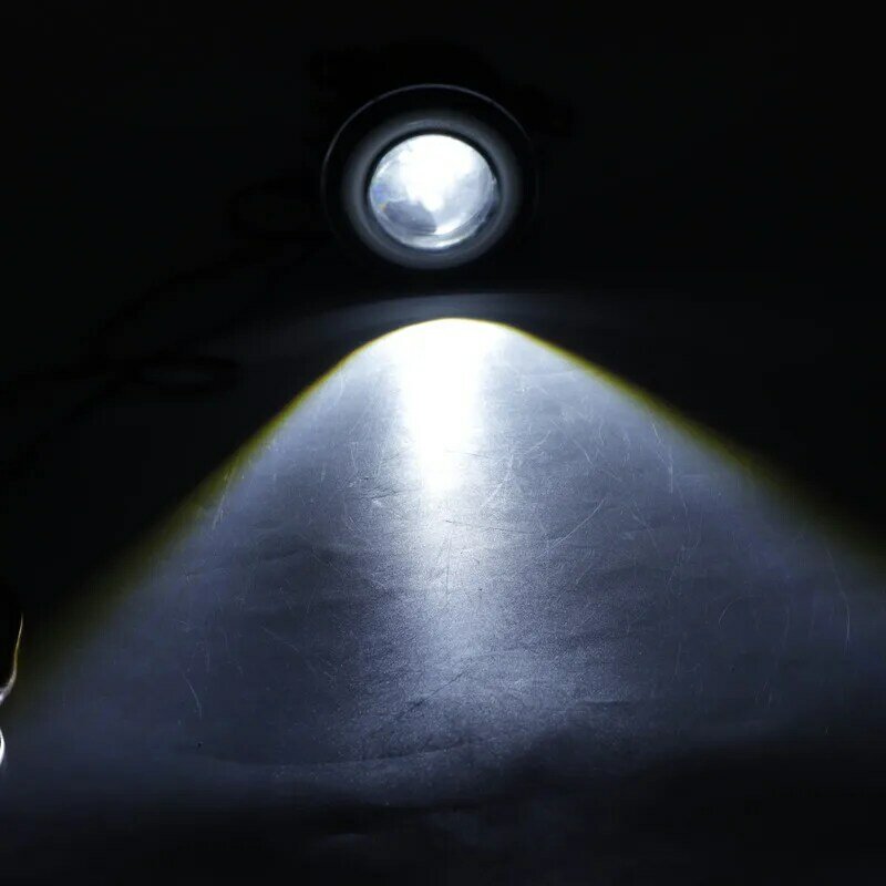 1 زوج LED الضباب ضوء الملاك العين النهار تشغيل أضواء لسوزوكي جيمني 2018 2019 2020 JB43 جيمني 1998-2017 الأبيض