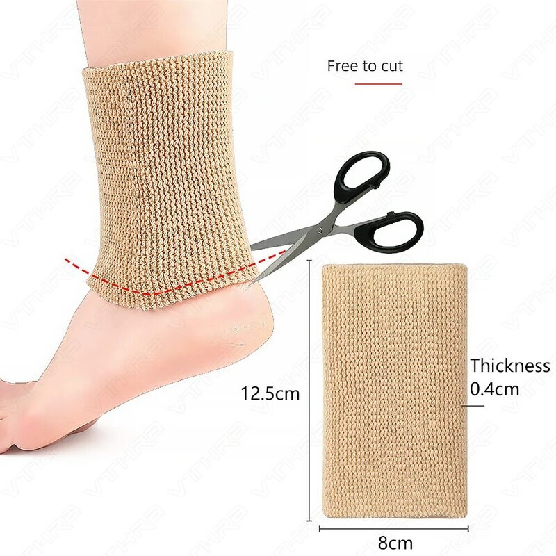 UPAKME New 1PC  Ankle Sock Super Soft Elastic Malleolar Sleeves with Gel Pads Ankle Brace Pain Relief Shoe Liner Foot Protective