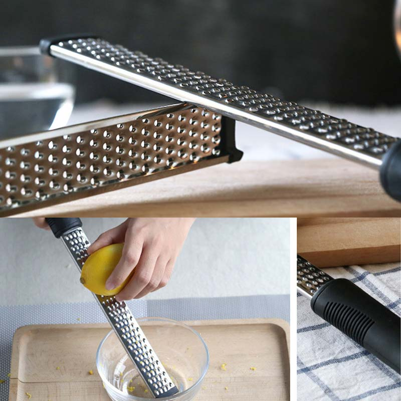 12 Inch Multifunctional Rectangle Stainless Steel Cheese Grater Tools Chocolate Lemon Fruit Peeler Kitchen Gadgets