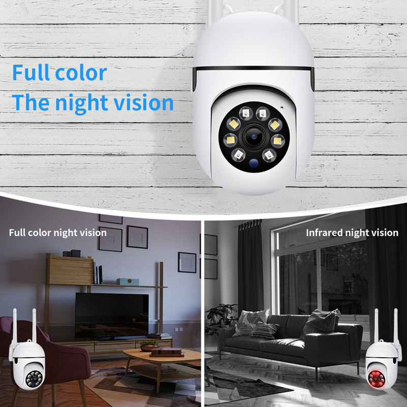 2.4G Wifi Ip Security Camera Nachtzicht 2MP 1080P Hd Bewakingscamera 360 Roterende Beveiliging Camera Indoor monitoring