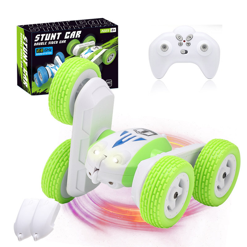 XYRC Newest Mini Double-sided RC Stunt Car GT1 2.4G Radio Remote Control Tumbling Driving Cars Gift Electronic Toys For Kids Boy