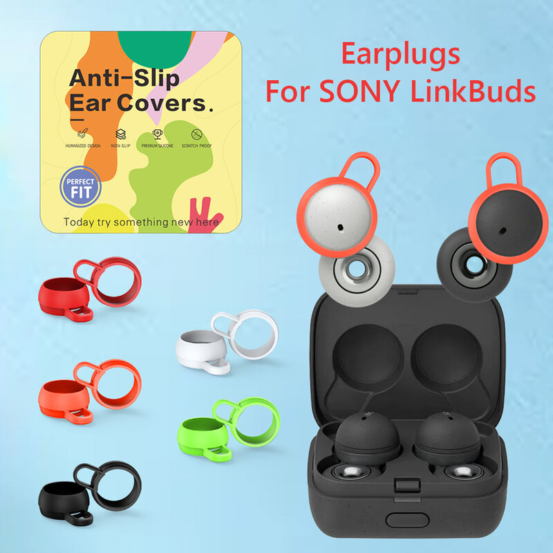 5คู่หูฟังซิลิโคน Eartips สำหรับ Sony LinkBuds WF-L900ปลั๊กอุดหู