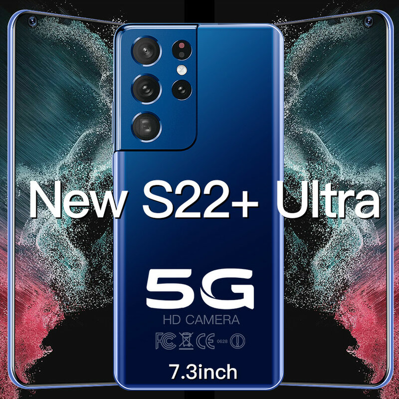 Glay S22 + Ultra Smartphone GlobaleVersion 7.3Zoll 6800mAh celulares smartphone 16 + 1T Handys Entsperrt telefony komórkowe 5G telefon