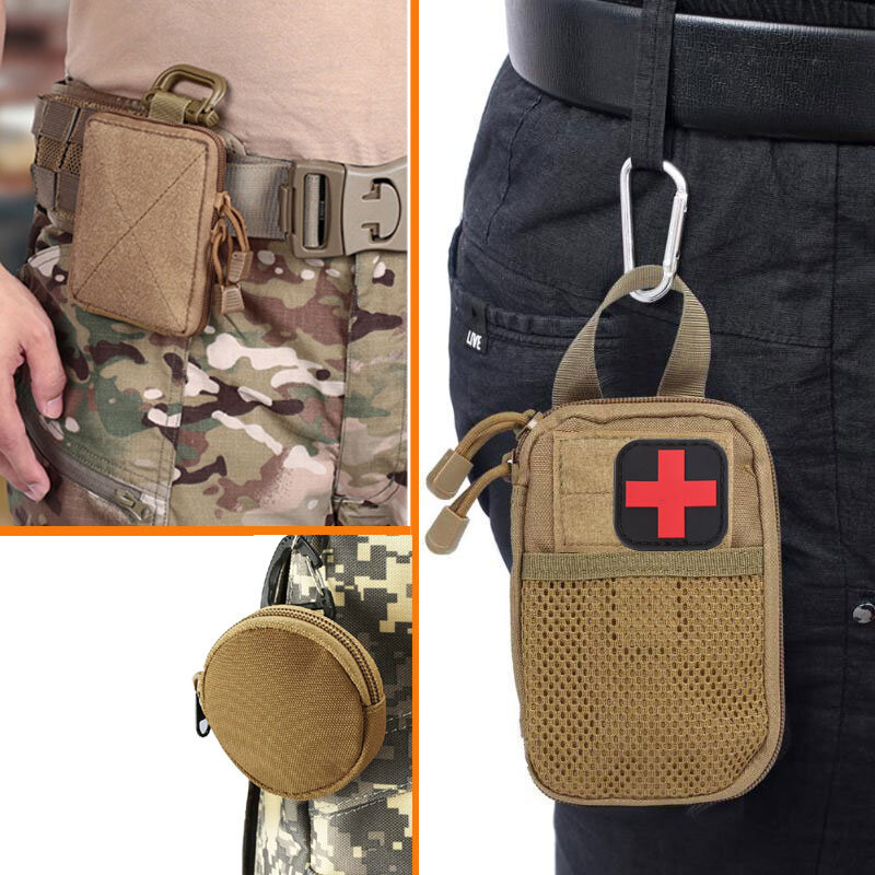 Saco tático ao ar livre molle militar cintura fanny pacote do telefone móvel bolsa caça engrenagem acessórios cinto saco do exército pacote edc