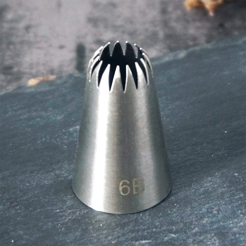 6B Piping Nozzle Cake Decorating Icing Tips Stainless Steel Tube ...