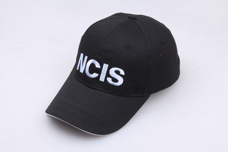 Unisex agenci NCIS czapki z daszkiem z literami mężczyźni kobiety czarnej haftowanej bawełna Snapback regulowane czapki lato na świeże powietrze słońce tata kapelusz Chapeau