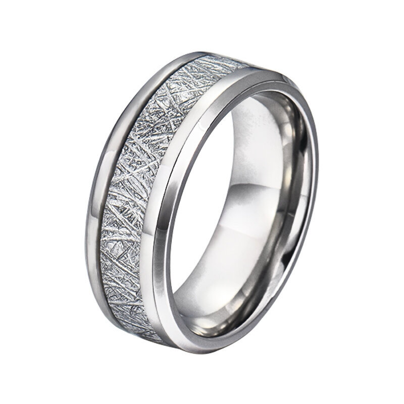 التيتانيوم الصلب نمط خاتم الرجال العصرية المرأة المتخصصة تصميم ضوء الفاخرة كبار زوجين الرجال الدائري