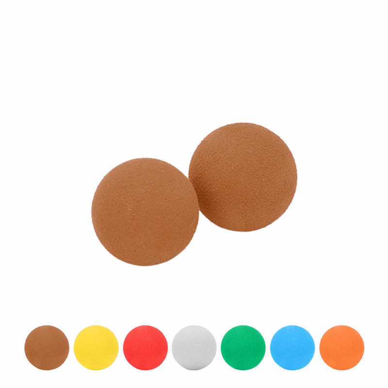 Bolas de espuma EVA de 30 piezas y 21,5mm, bolas de práctica de espuma suave para entrenamiento en interiores y exteriores, bola de Color esponja