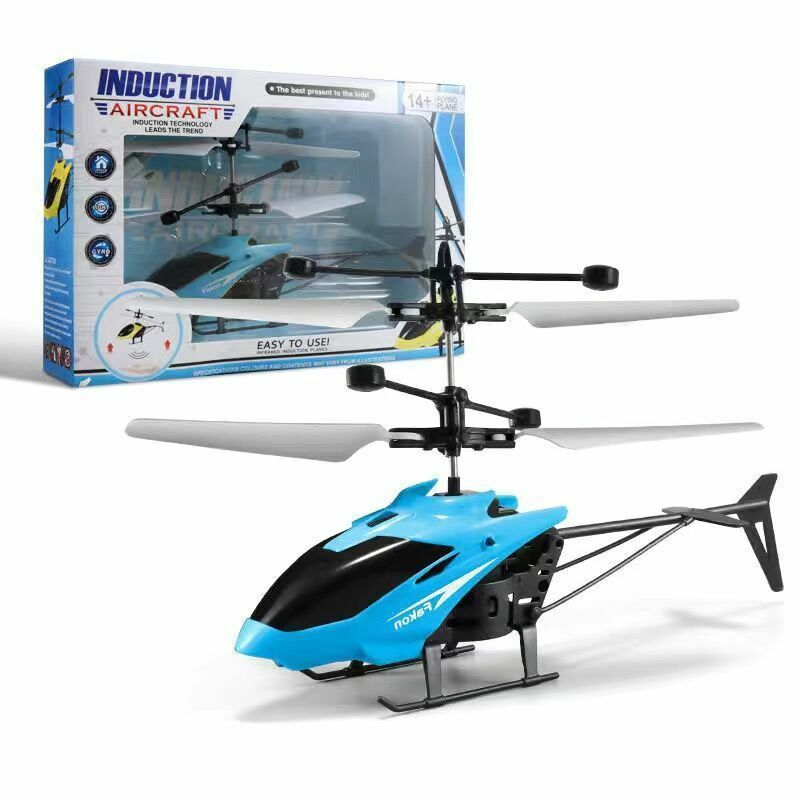 Mini Quadcopter Drone Drone Infraed Induksi Pesawat Terbang Helikopter Lampu Berkedip Mainan Hadiah Hadir untuk Anak-anak Drone