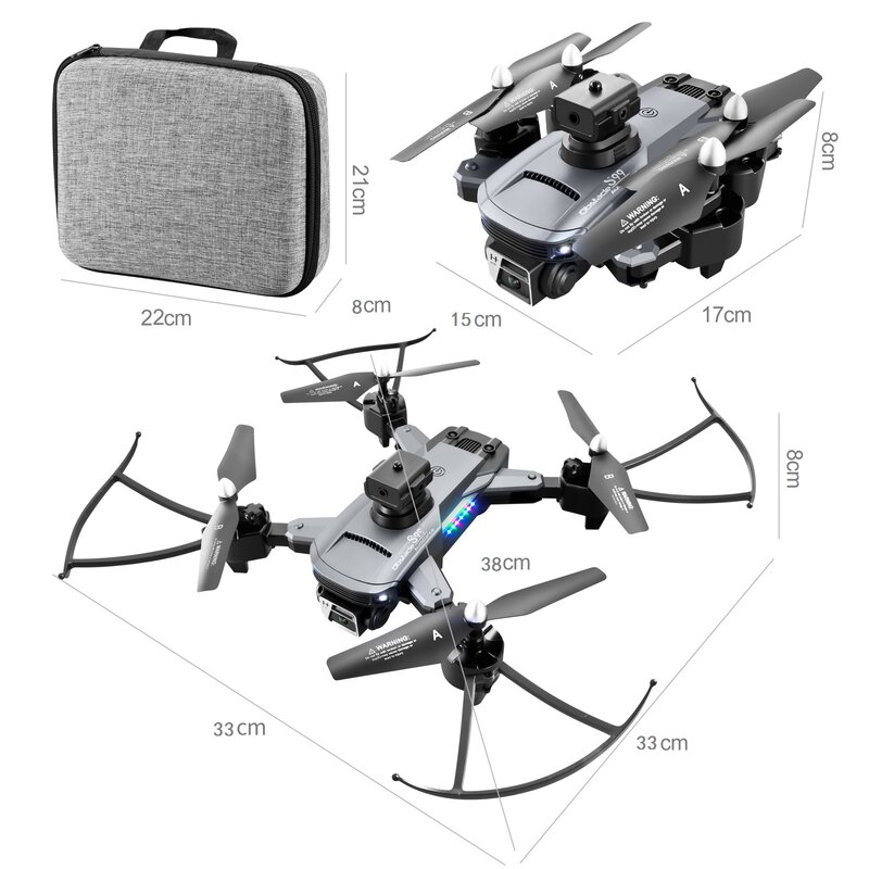 2023ใหม่ S99 Pro FPV Drone 4K โดรนกล้องกว้าง HD 4K กล้อง HD คู่ความสูง RC quadcopter Drones ของเล่น